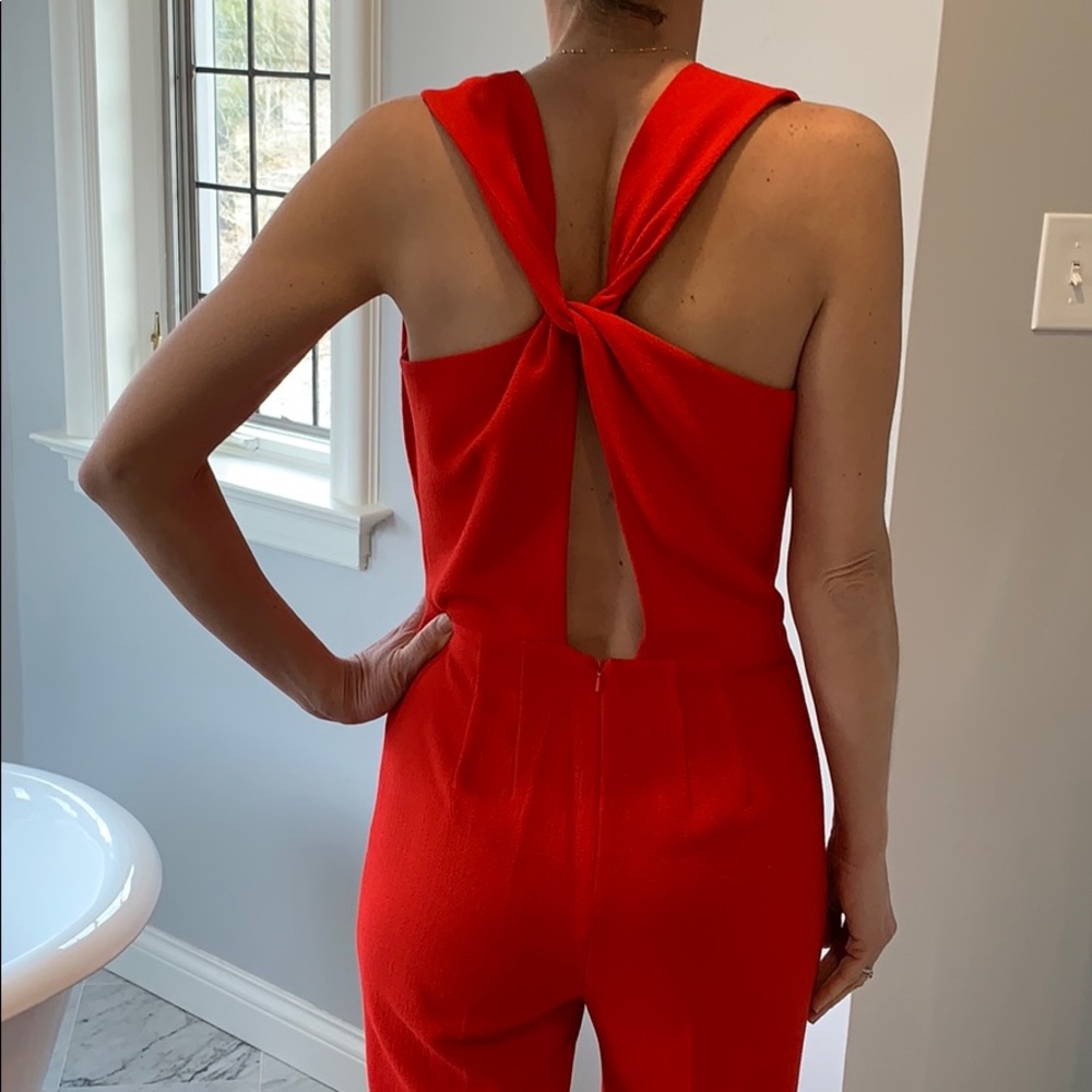 Tory Burch red crepe pantsuit. Like new! 4